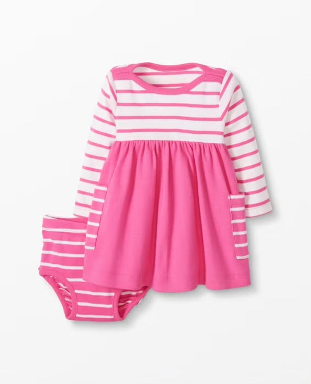 Hanna Andersson Baby Dress & Bloomer Set - Organic Cotton